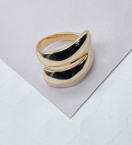 18k Chunky Gold Filled Wrap Ring