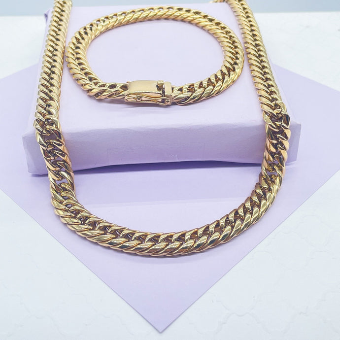 14k Gold Filled 10mm 26 inch Miami Cuban Link Chain, Cuban Necklace, Cadena de Labon Cubano