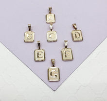 Load image into Gallery viewer, 18k Gold Filled Plain Initial Pendant
