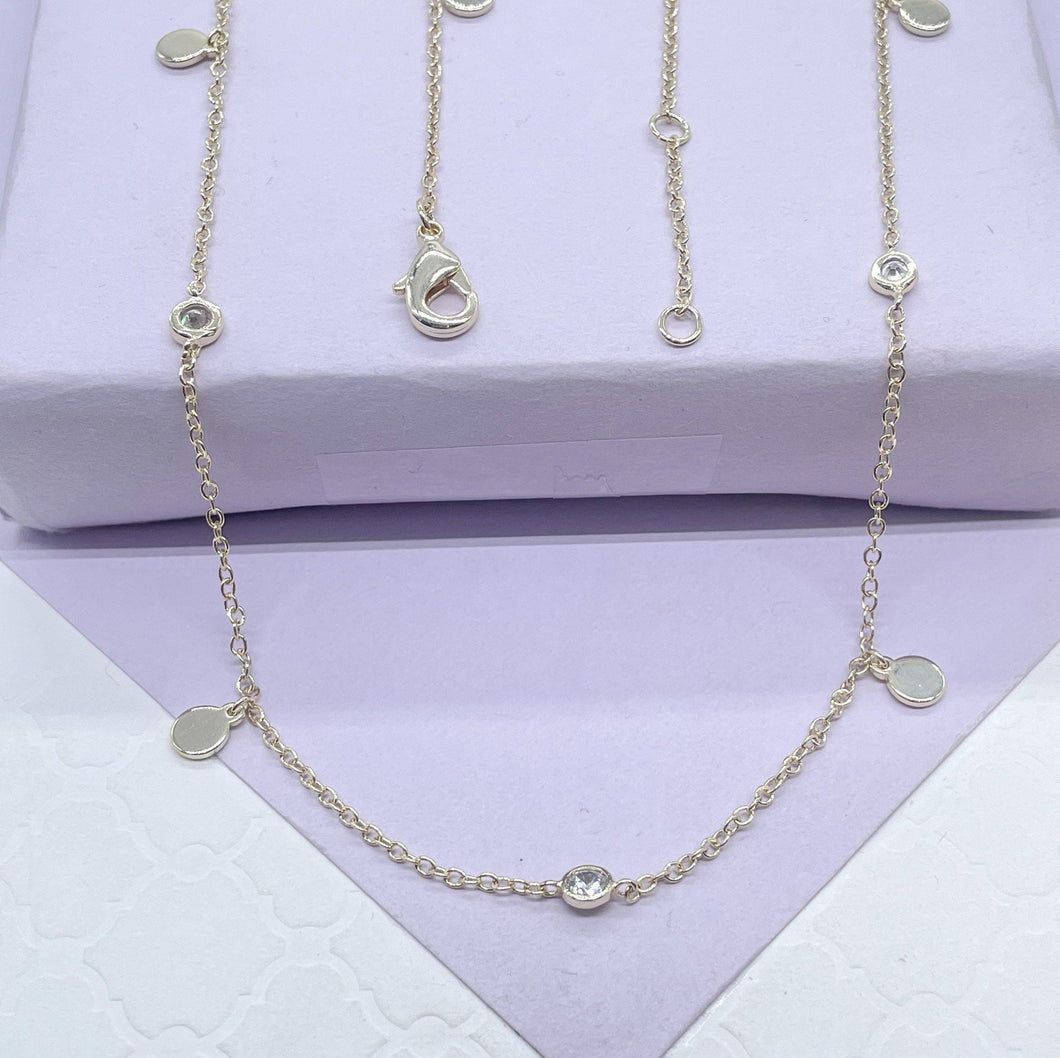 18k Gold Filled Extra Long Dainty Layering Necklace