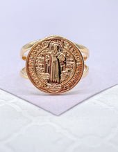 Load image into Gallery viewer, 18k Gold Filled Smooth Plain San Benito Ring
