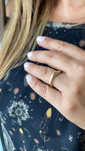 Load image into Gallery viewer, Adjustable Plain 18k Gold Filled Dainty Dome Ring
