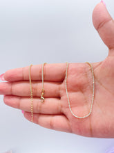Load image into Gallery viewer, 18k Gold Filled Dainty Ultra-Thin Layering Tennis Chain Bracelet &amp; Choker Set
