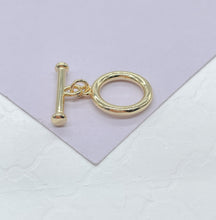 Load image into Gallery viewer, 18k Gold Filled Toggle Clasps Available in Various Styles Made for Jewlery Making
