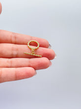 Load image into Gallery viewer, 18k Gold Filled Toggle Clasps Available in Various Styles Made for Jewlery Making
