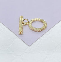 Load image into Gallery viewer, 18k Gold Filled Toggle Clasps Available in Various Styles Made for Jewlery Making
