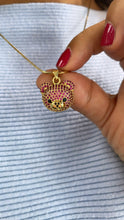 Load image into Gallery viewer, 18k Gold Filled Chunky Bear Head Charm, Available in 4 Different Colors, Animal Charm, Waterproof Jewlery, Hypoallergenic Jewlery
